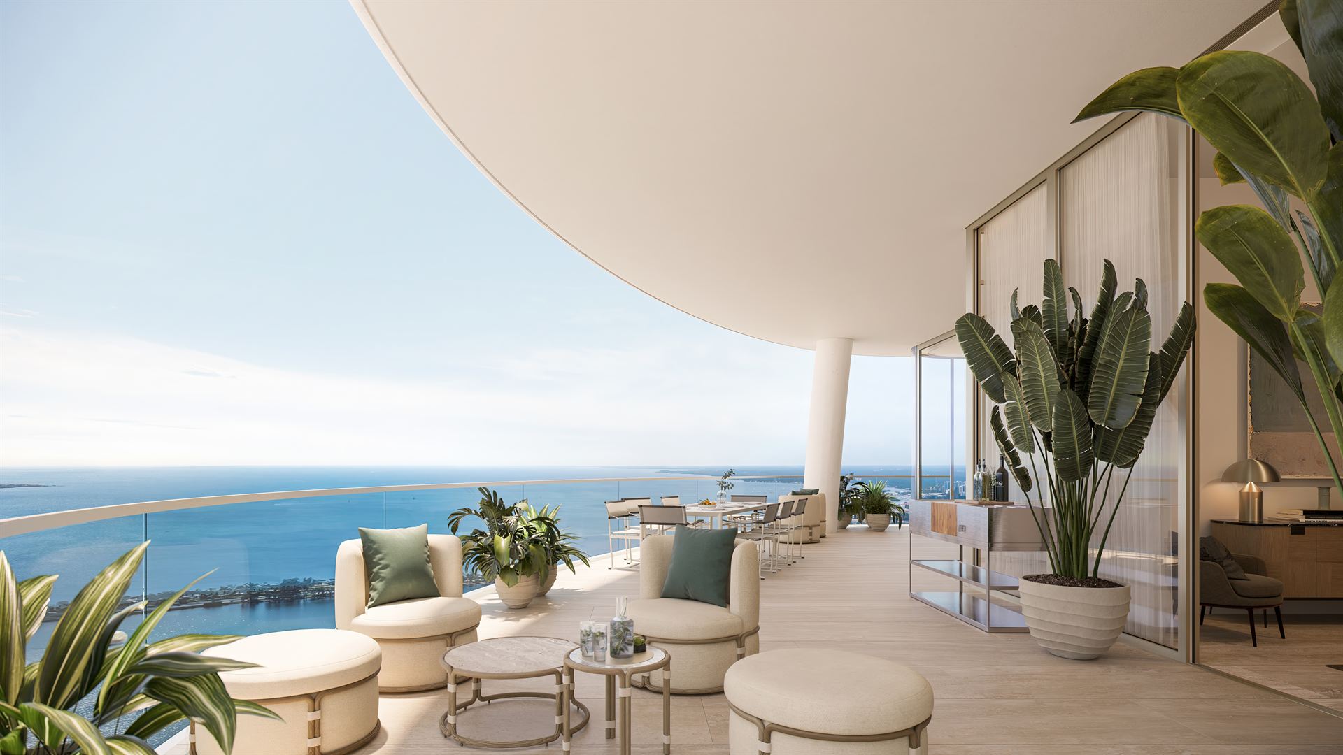 1428 Brickell — Residence with panoramic views over Biscayne Bay