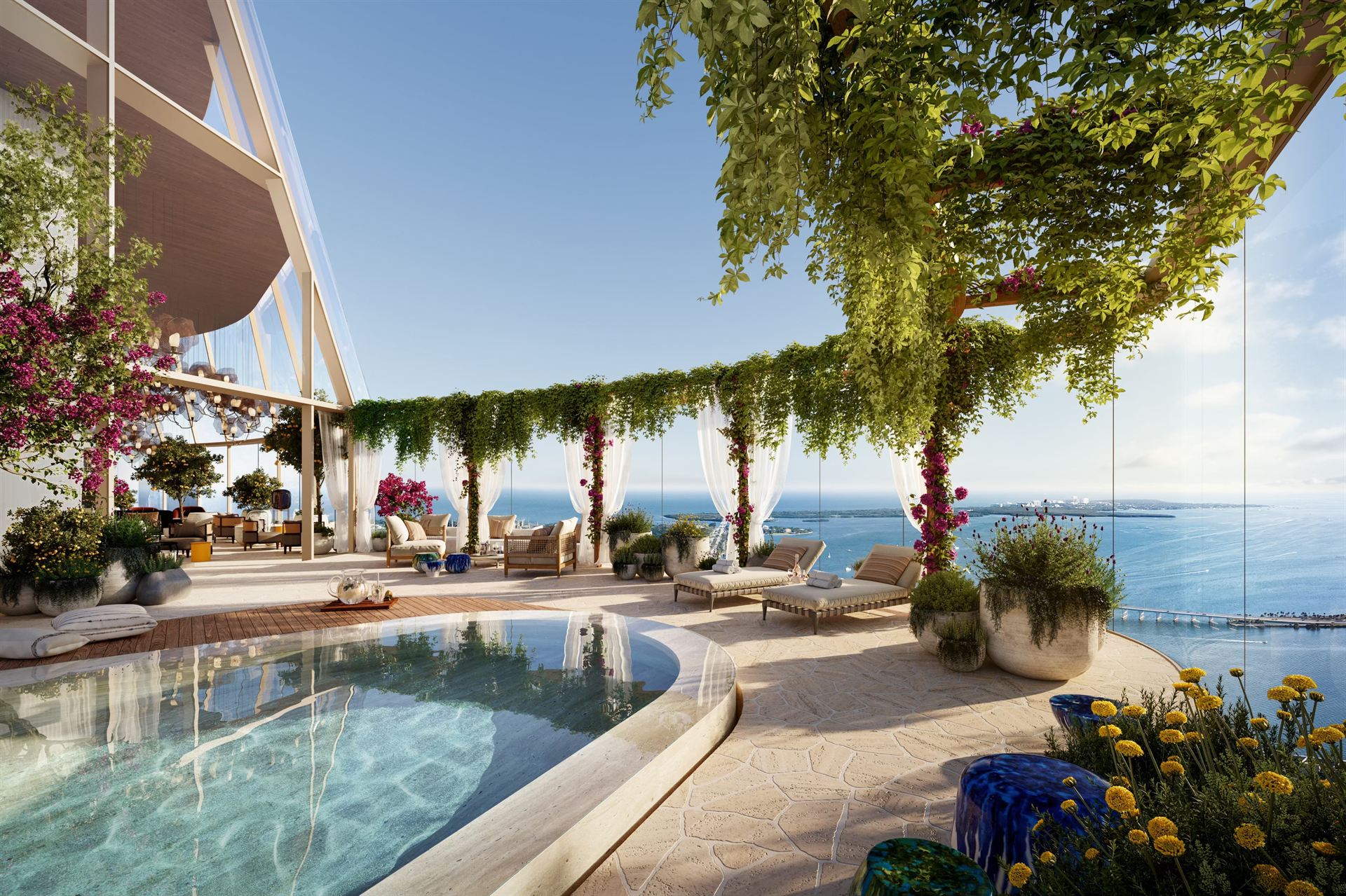 1428 Brickell — Ultra-luxury amenities on Brickell Avenue
