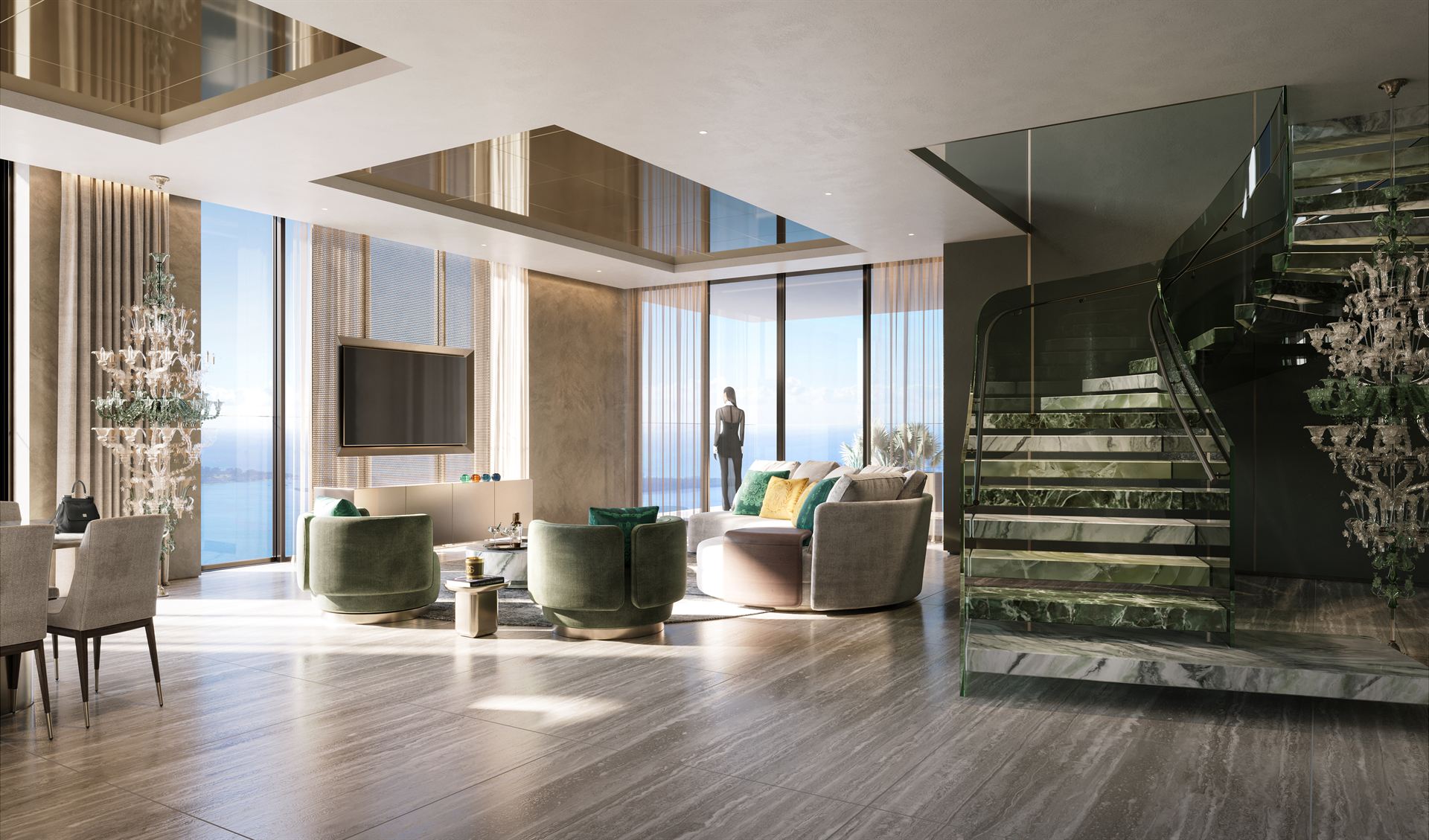 888 Brickell by Dolce & Gabbana — Vista exterior de la torre supertall en Brickell