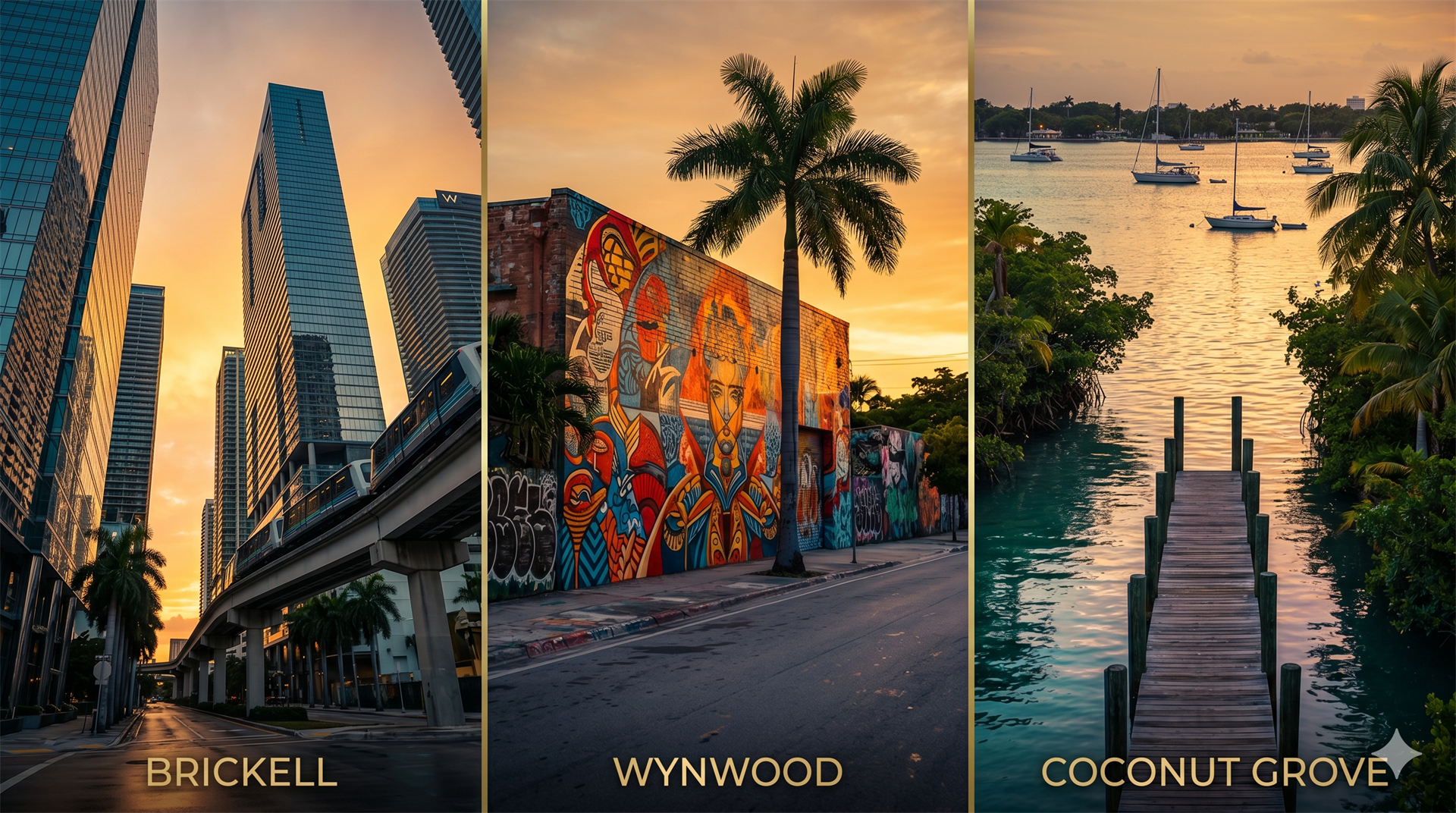 Brickell vs Wynwood vs Coconut Grove: dónde invertir en Miami en 2026