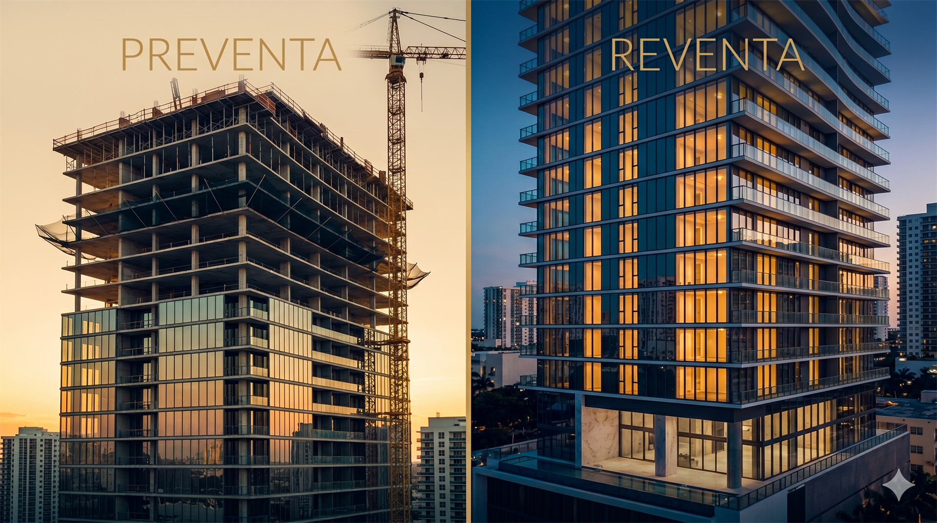 Preventa vs reventa en Miami