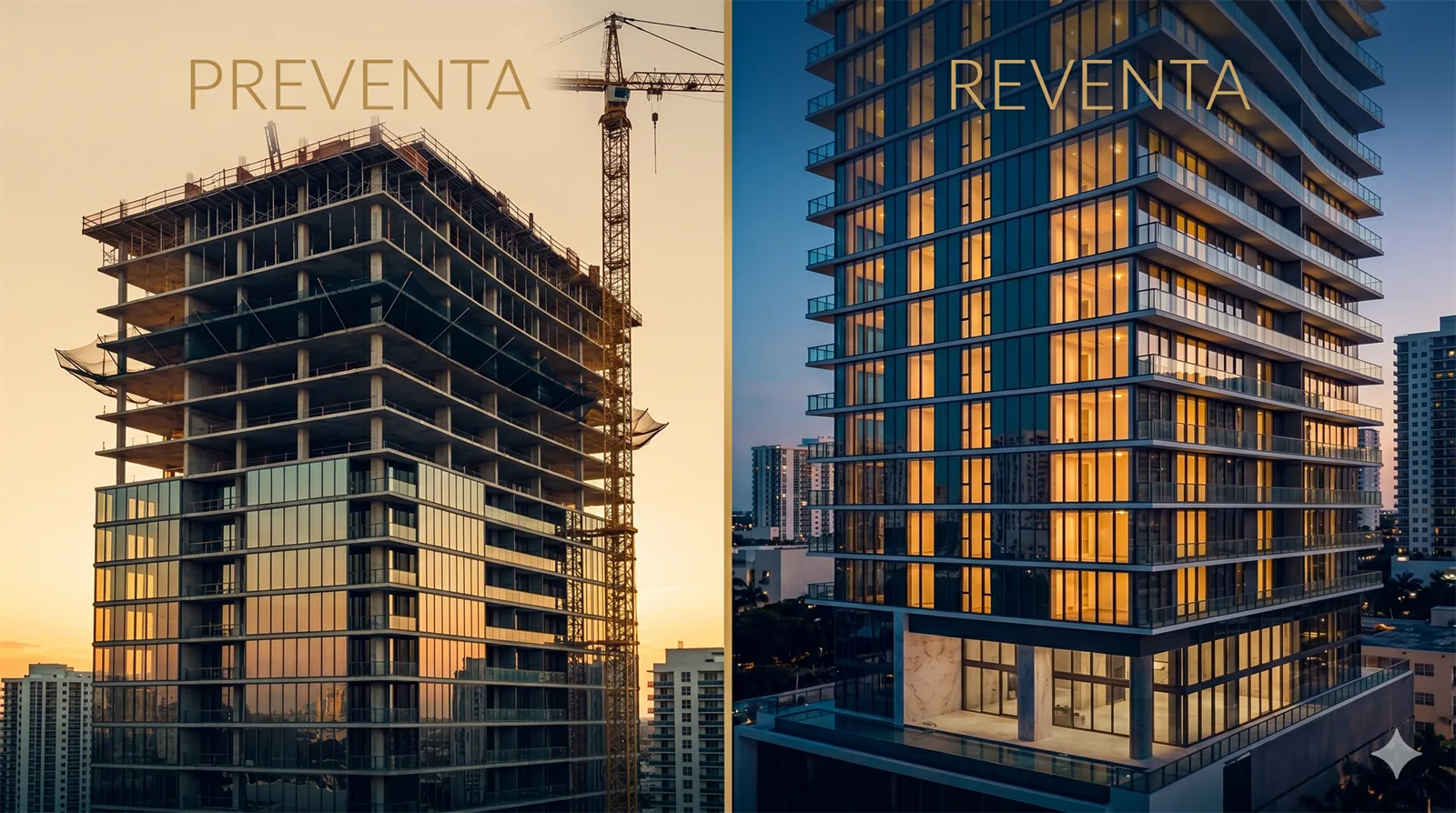 Preventa vs reventa en Miami