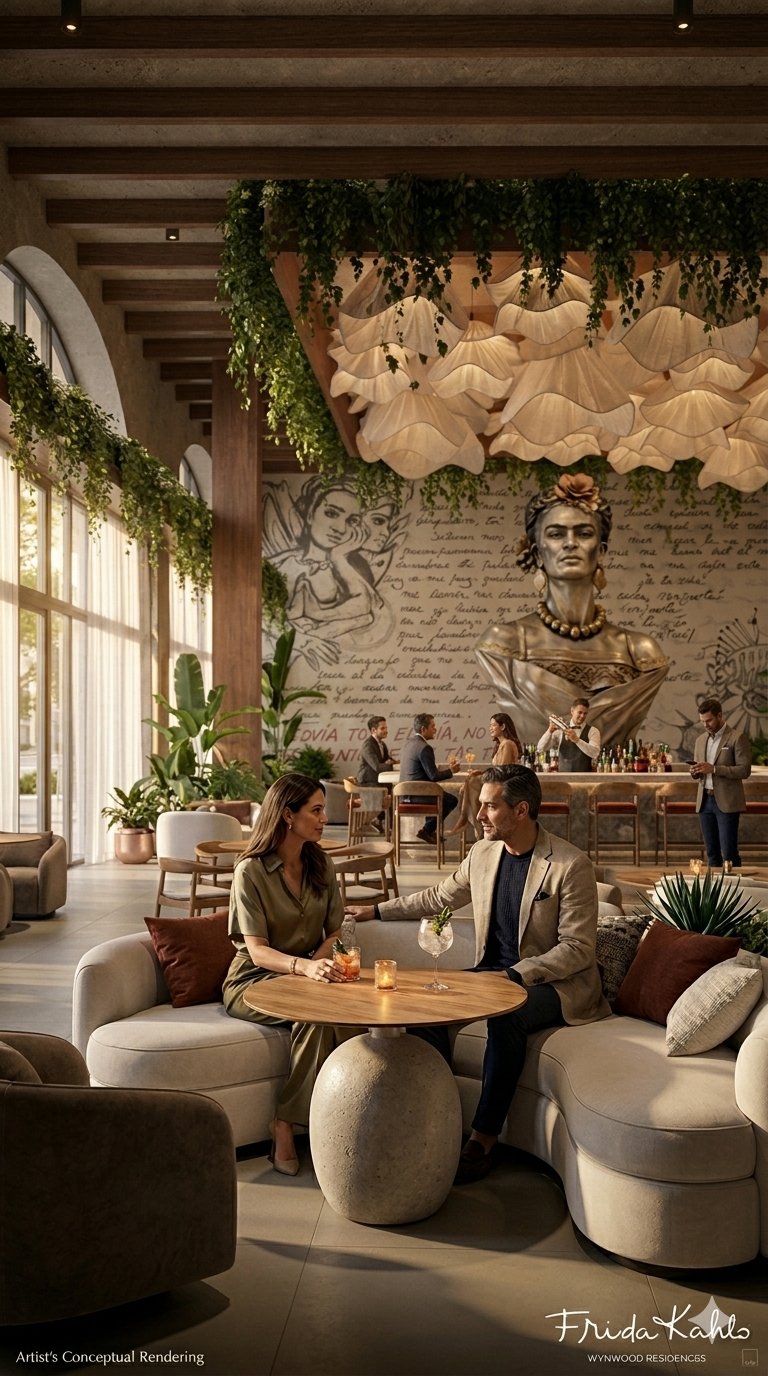 Frida Kahlo Wynwood Residences — Bar y amenidades