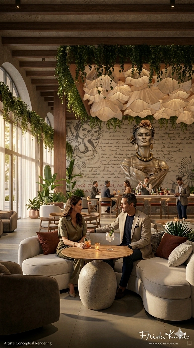 Frida Kahlo Wynwood Residences — Bar and amenities