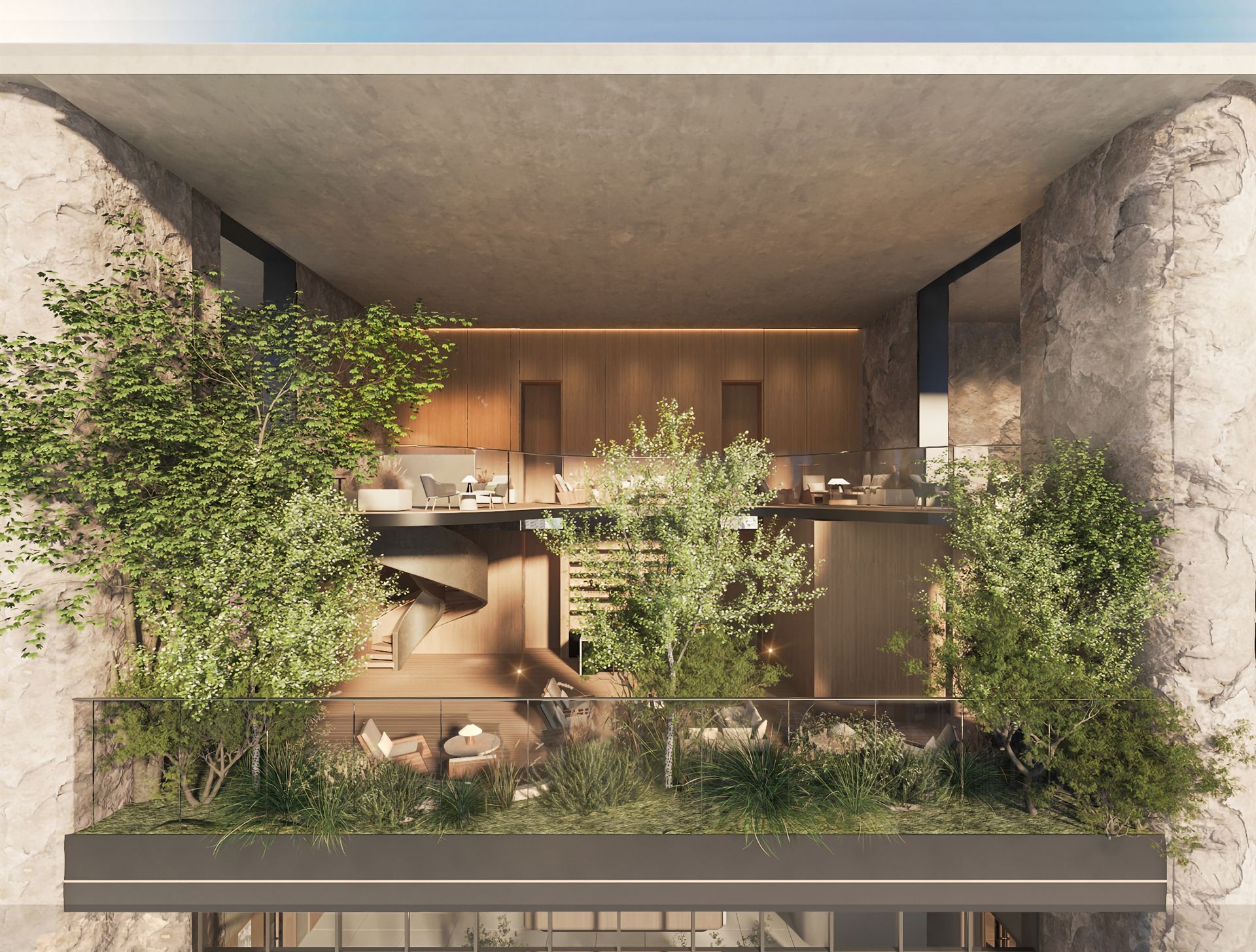 Ora by Casa Tua — Jardín vertical y amenidades