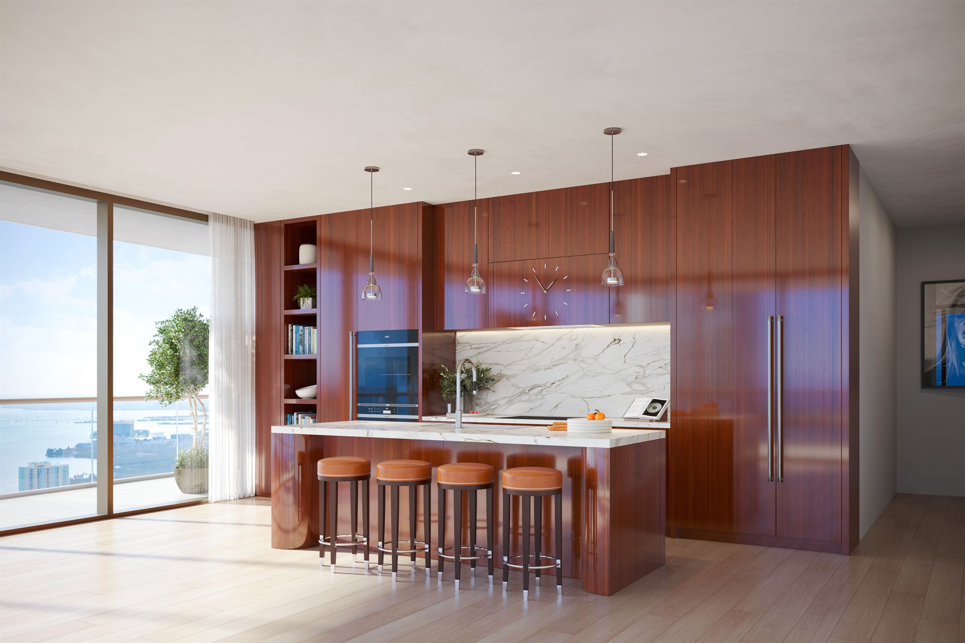 Cipriani Residences Miami — Recámara principal con interiores Cipriani Casa