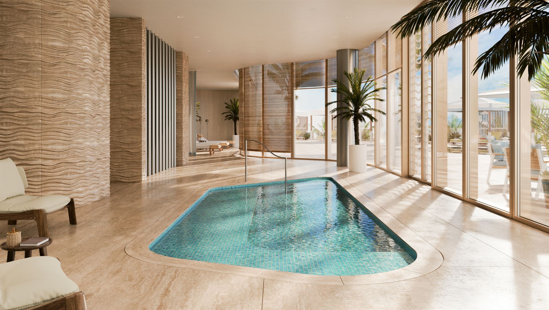 Four Seasons Coconut Grove — Recámara principal con acabados ultra-luxury
