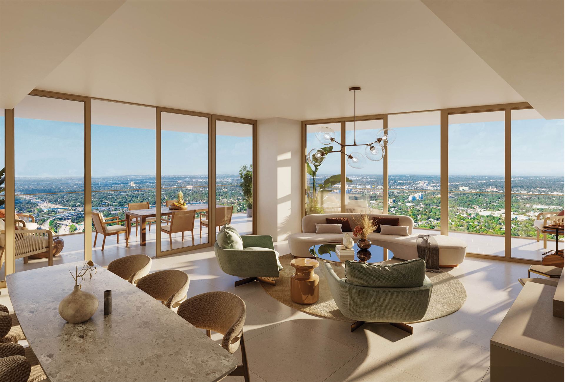 Jean Georges Miami Tropic Residences — Designer kitchen with premium finishes
