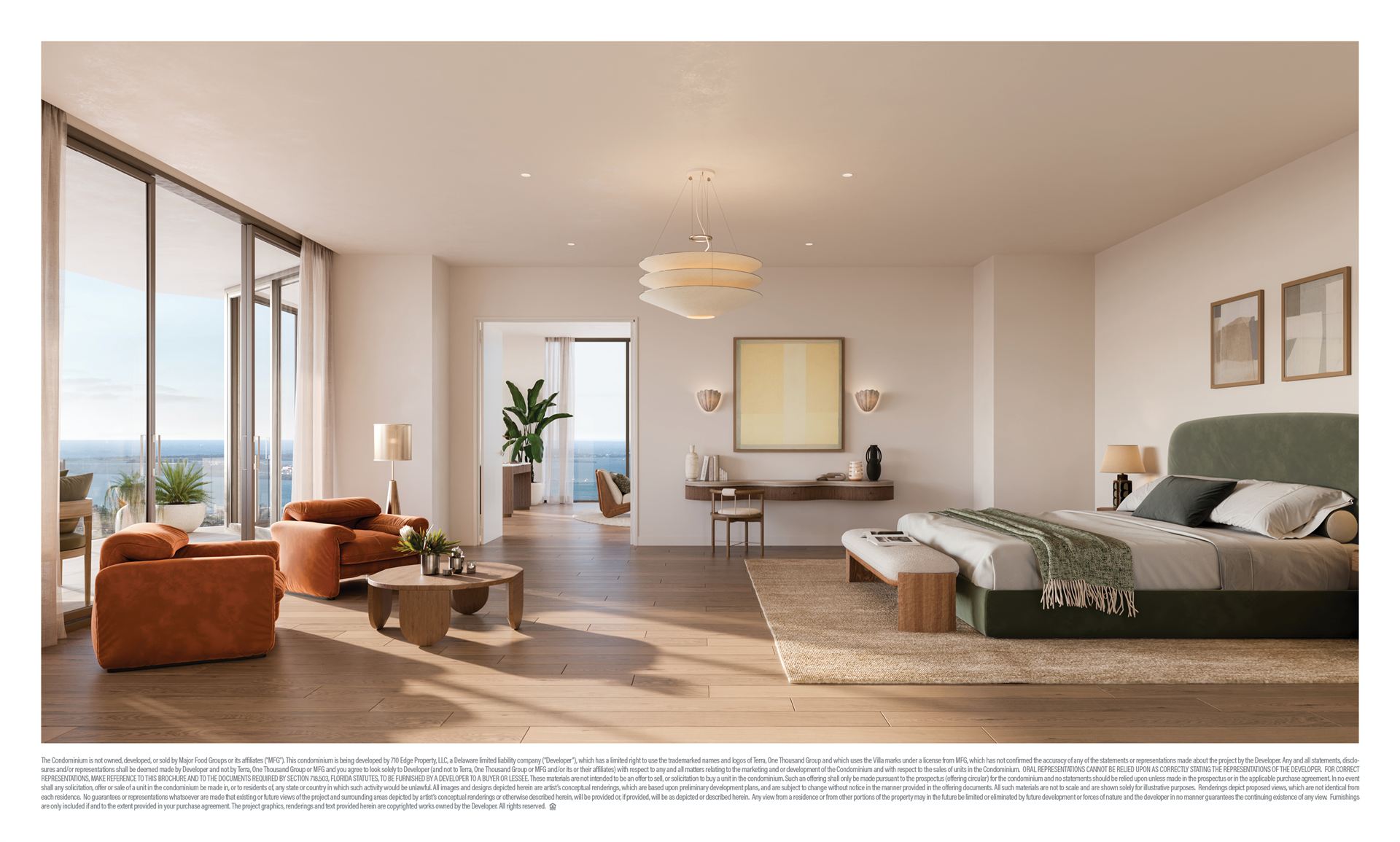 Villa Miami — Áreas comunes y lounge firmado
